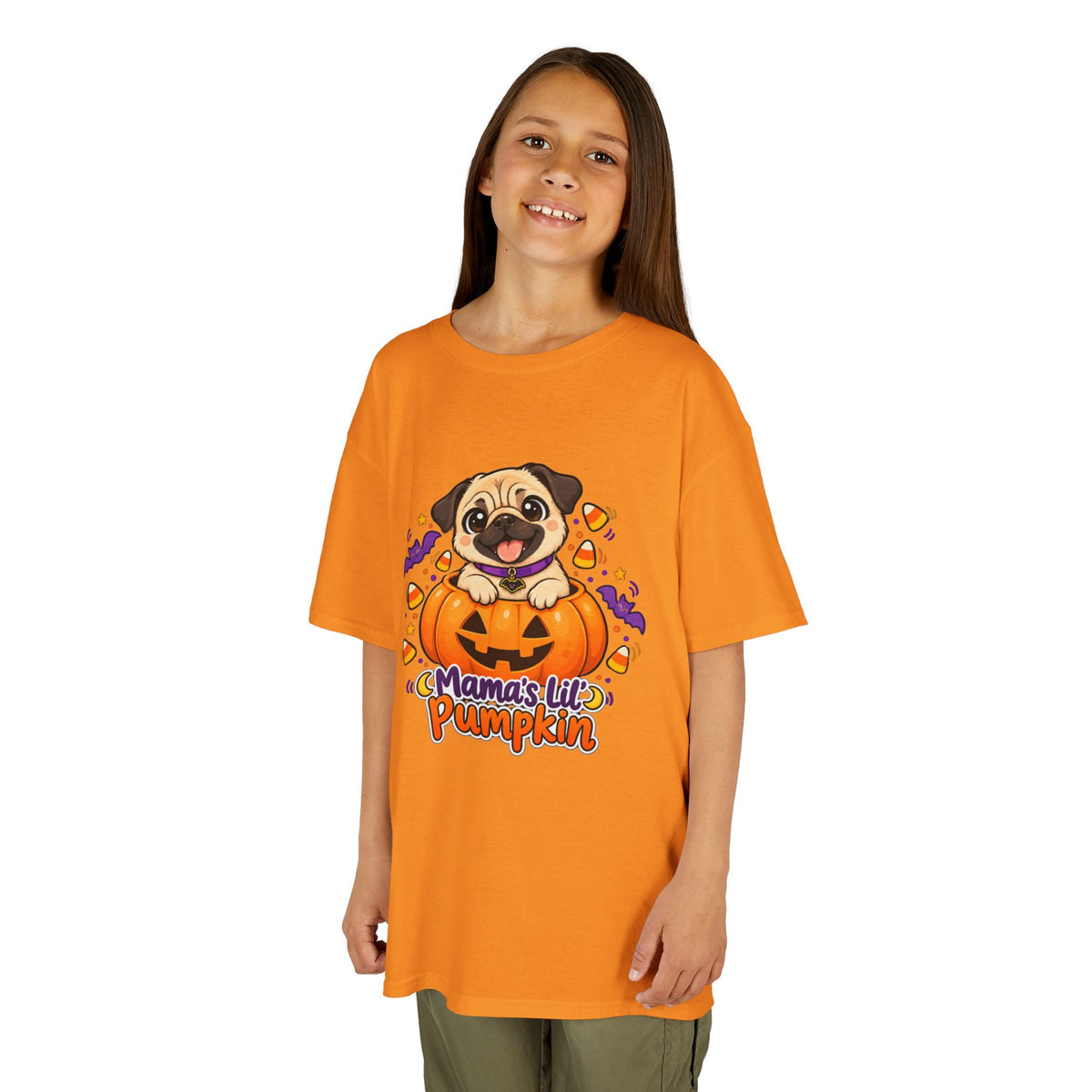Mama’s Lil’ Pumpkin Kids Halloween Shirt | Cute Fall Tee