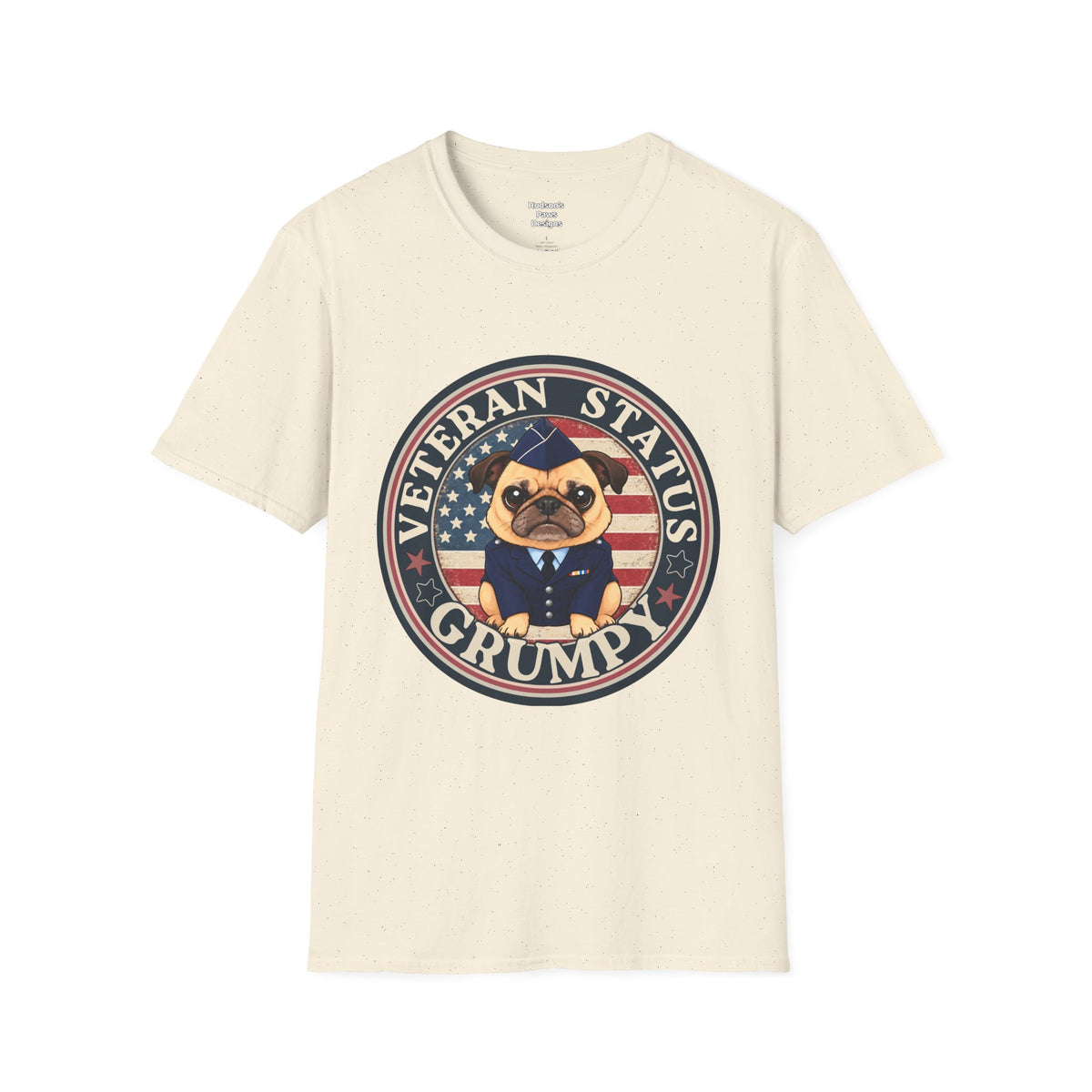 Air Force Veteran Status Grumpy Pug T-Shirt – Funny U.S. Air Force Veteran Shirt
