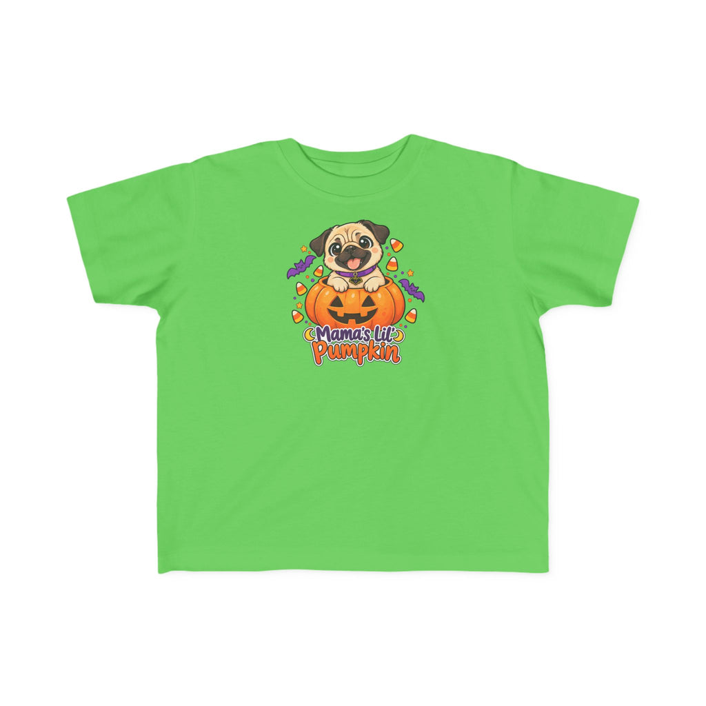 Toddler Halloween Tee  | Mama's Lil' Pumpkin | Cute Pug Halloween Shirt