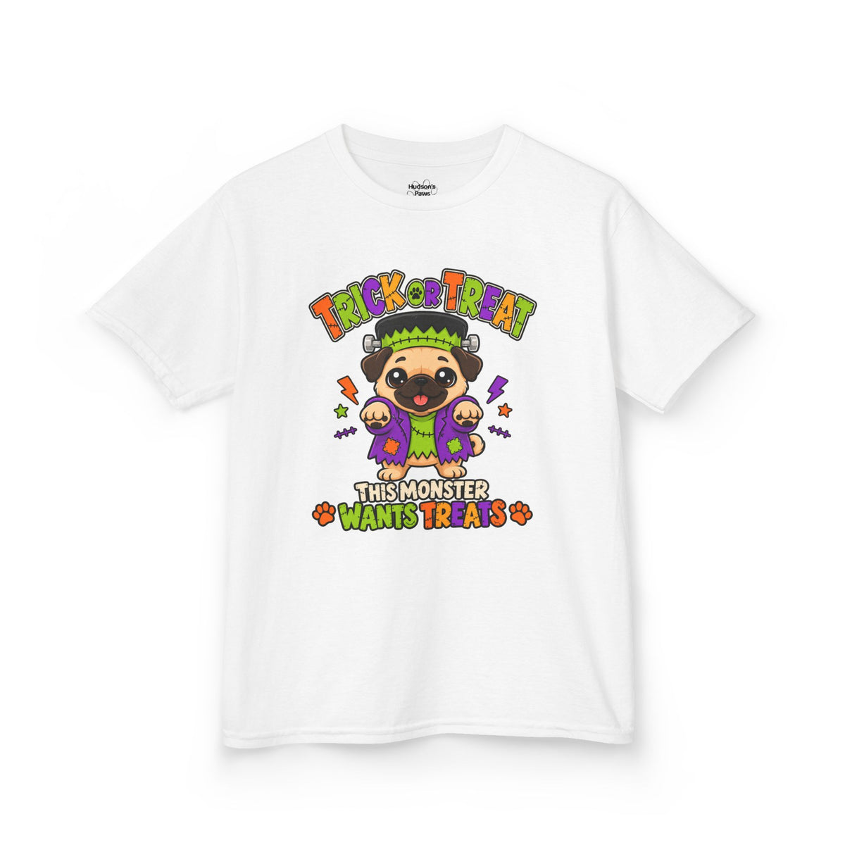 Kids Halloween T‑Shirt — This Monster Wants Treats | Halloween Trick-or-Treat Tee