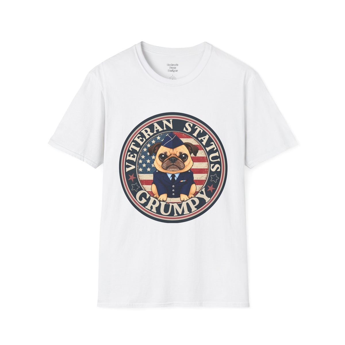 Air Force Veteran Status Grumpy Pug T-Shirt – Funny U.S. Air Force Veteran Shirt