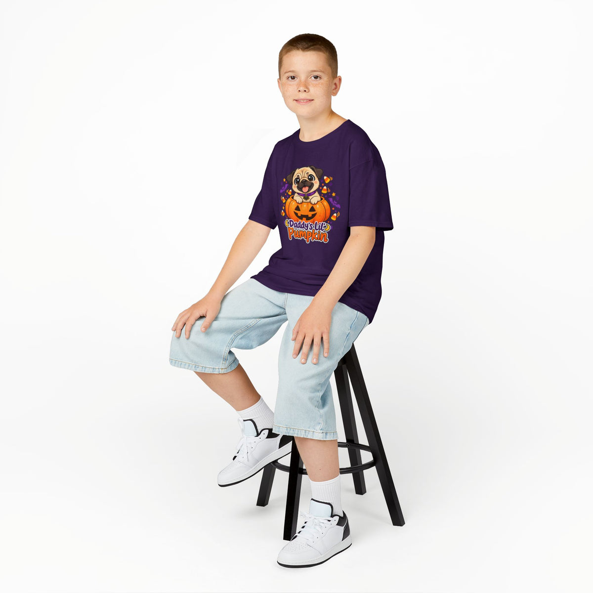 Daddy’s Lil’ Pumpkin Kids Halloween Shirt | Cute Fall Tee