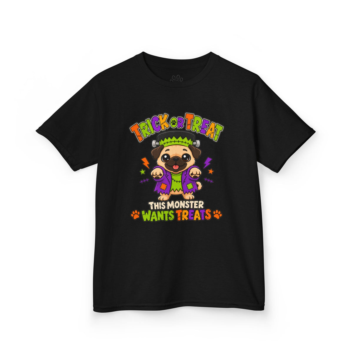 Kids Halloween T‑Shirt — This Monster Wants Treats | Halloween Trick-or-Treat Tee