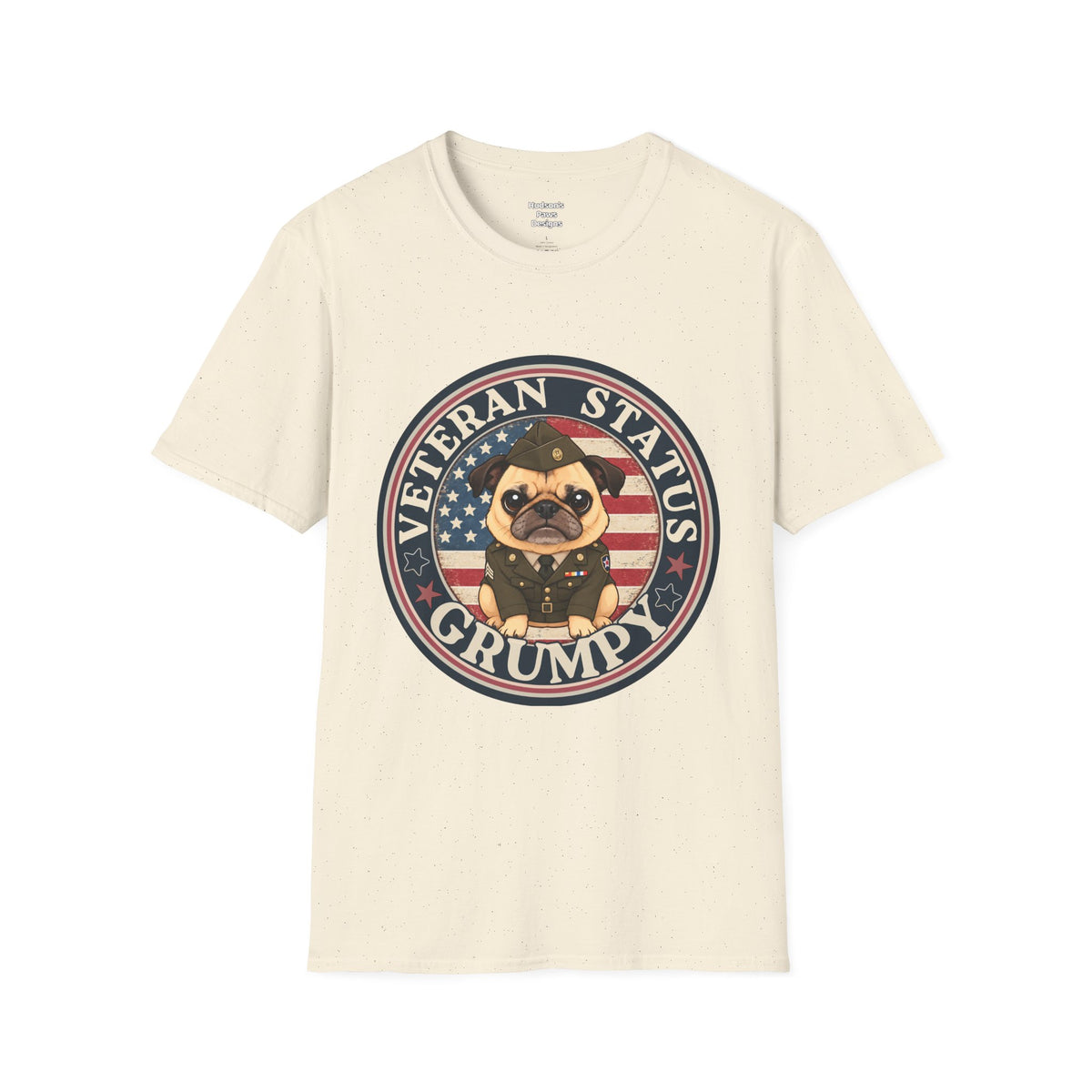 Army Veteran Status Grumpy Pug T-Shirt – Funny U.S. Army Veteran Shirt