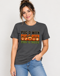 PUG-O-WEEN Halloween Pug T-Shirt | Cute Fall Dog Tee