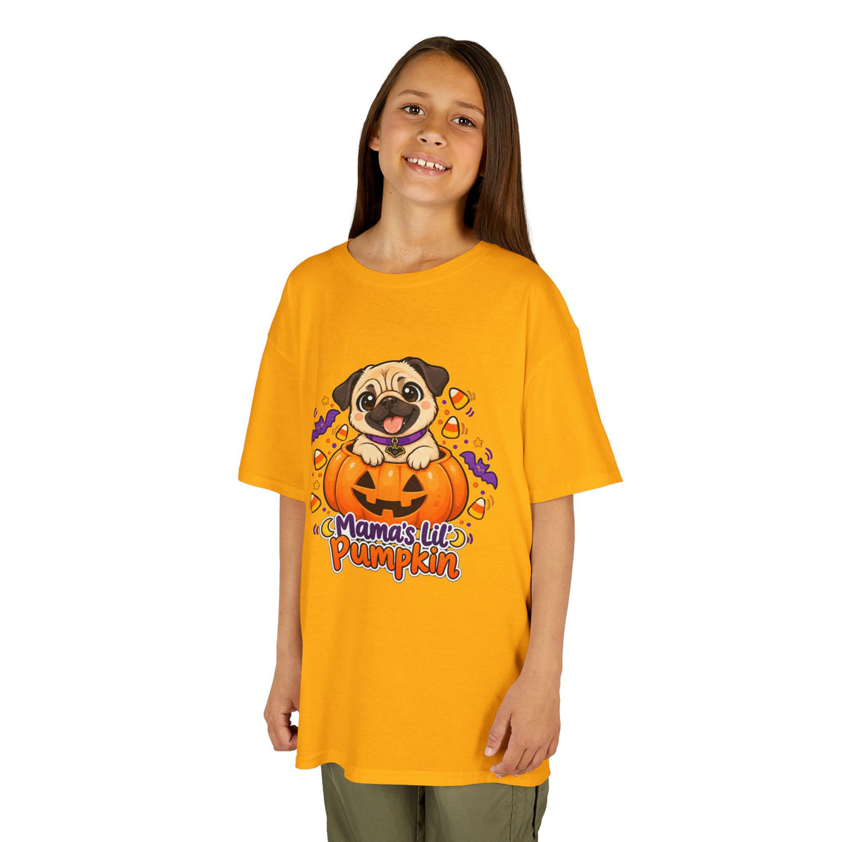 Mama’s Lil’ Pumpkin Kids Halloween Shirt | Cute Fall Tee