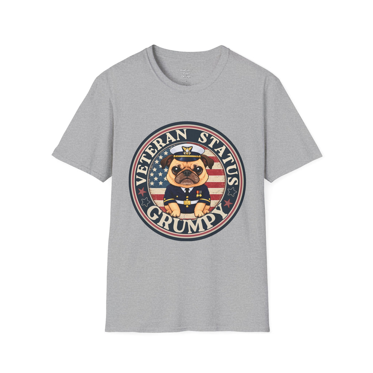 Coast Guard Veteran Status Grumpy Pug T-Shirt – Funny U.S. Coast Guard Veteran Shirt