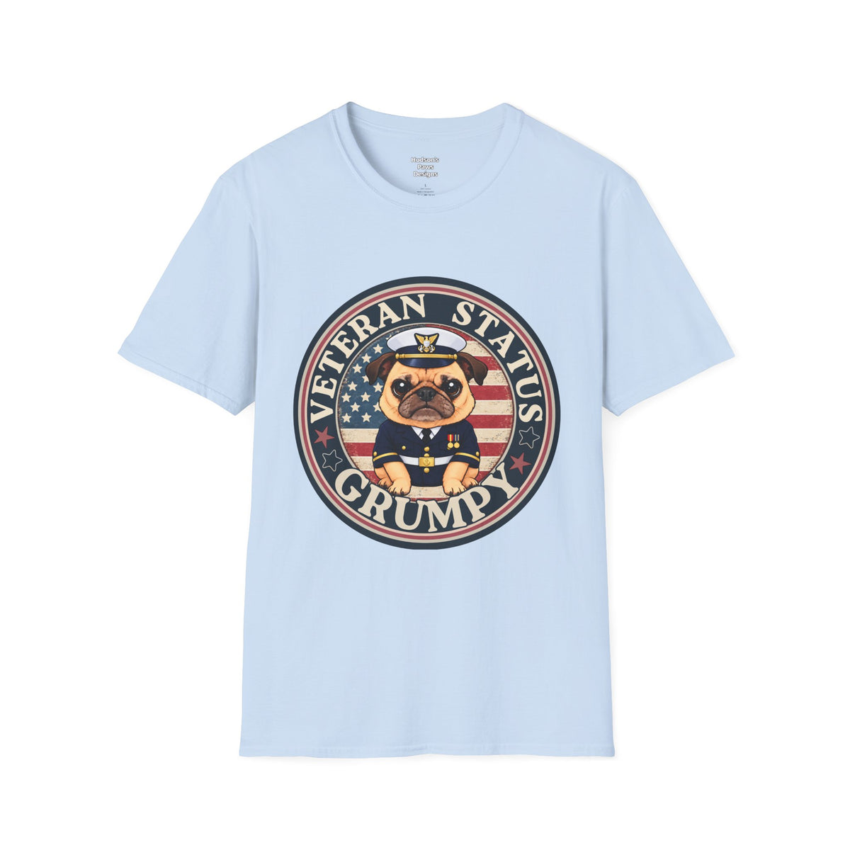Coast Guard Veteran Status Grumpy Pug T-Shirt – Funny U.S. Coast Guard Veteran Shirt