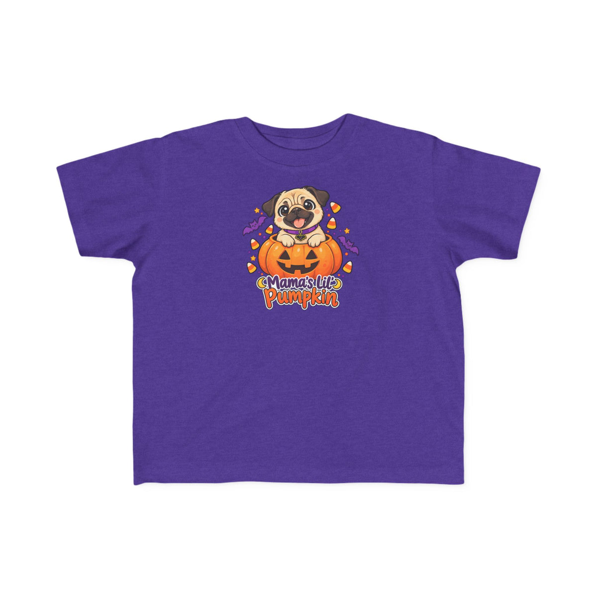 Toddler Halloween Tee  | Mama's Lil' Pumpkin | Cute Pug Halloween Shirt