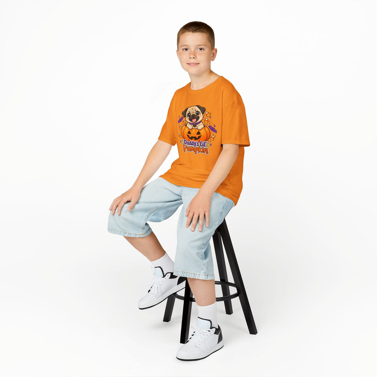 Daddy’s Lil’ Pumpkin Kids Halloween Shirt | Cute Fall Tee