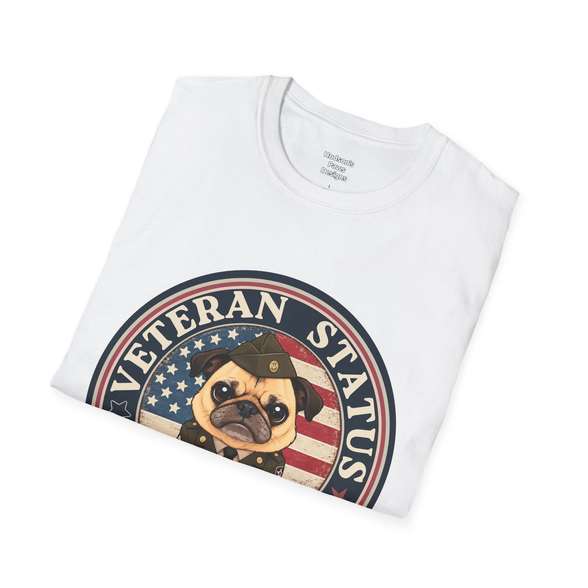 Army Veteran Status Grumpy Pug T-Shirt – Funny U.S. Army Veteran Shirt