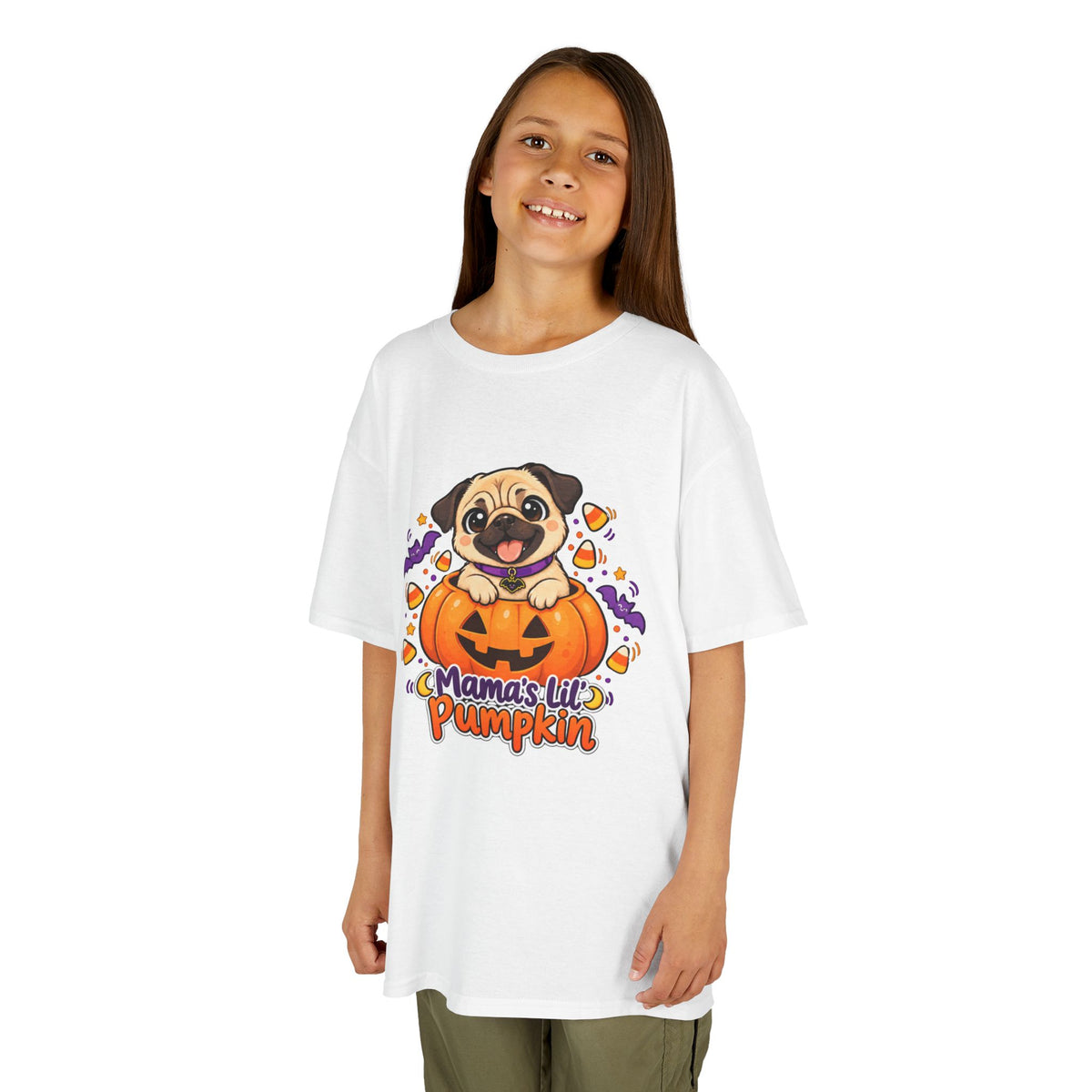 Mama’s Lil’ Pumpkin Kids Halloween Shirt | Cute Fall Tee