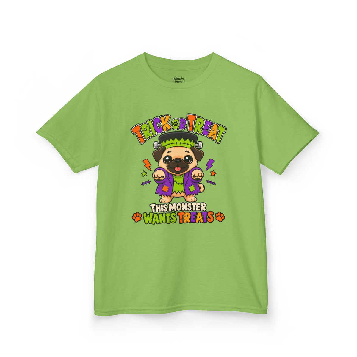 Kids Halloween T‑Shirt — This Monster Wants Treats | Halloween Trick-or-Treat Tee