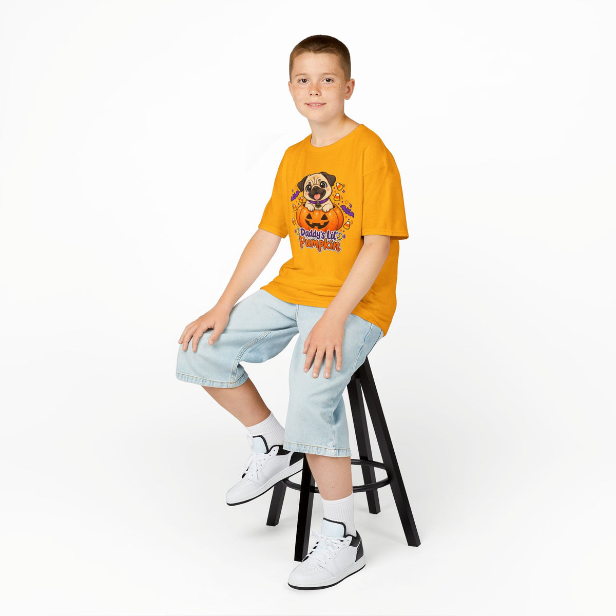 Daddy’s Lil’ Pumpkin Kids Halloween Shirt | Cute Fall Tee