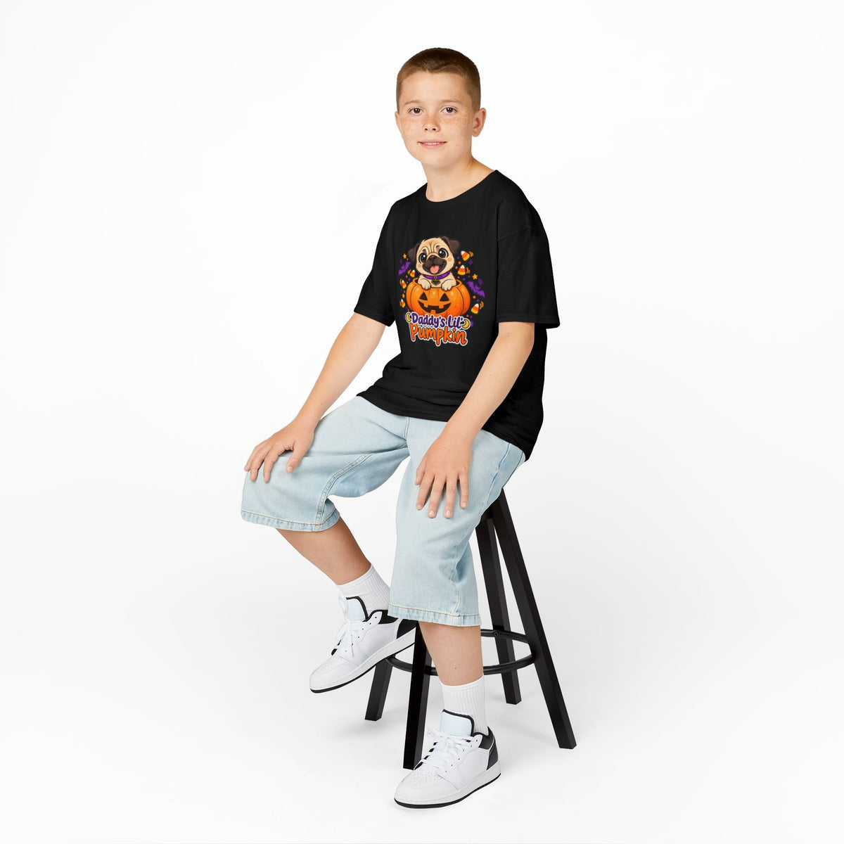 Daddy’s Lil’ Pumpkin Kids Halloween Shirt | Cute Fall Tee