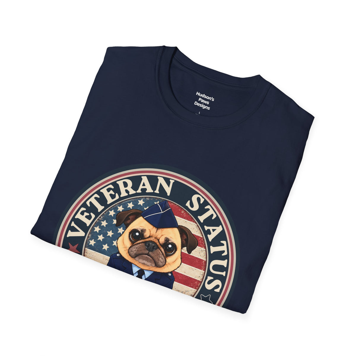 Air Force Veteran Status Grumpy Pug T-Shirt – Funny U.S. Air Force Veteran Shirt