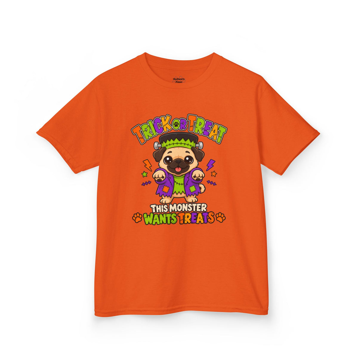Kids Halloween T‑Shirt — This Monster Wants Treats | Halloween Trick-or-Treat Tee
