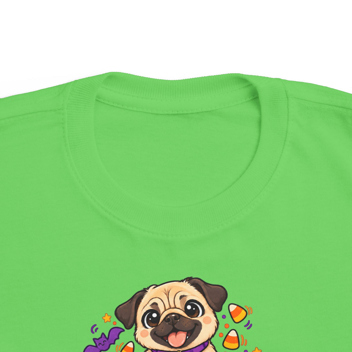 Toddler Tee | Daddy's Lil' Pumpkin | Cute Pug Halloween Shirt