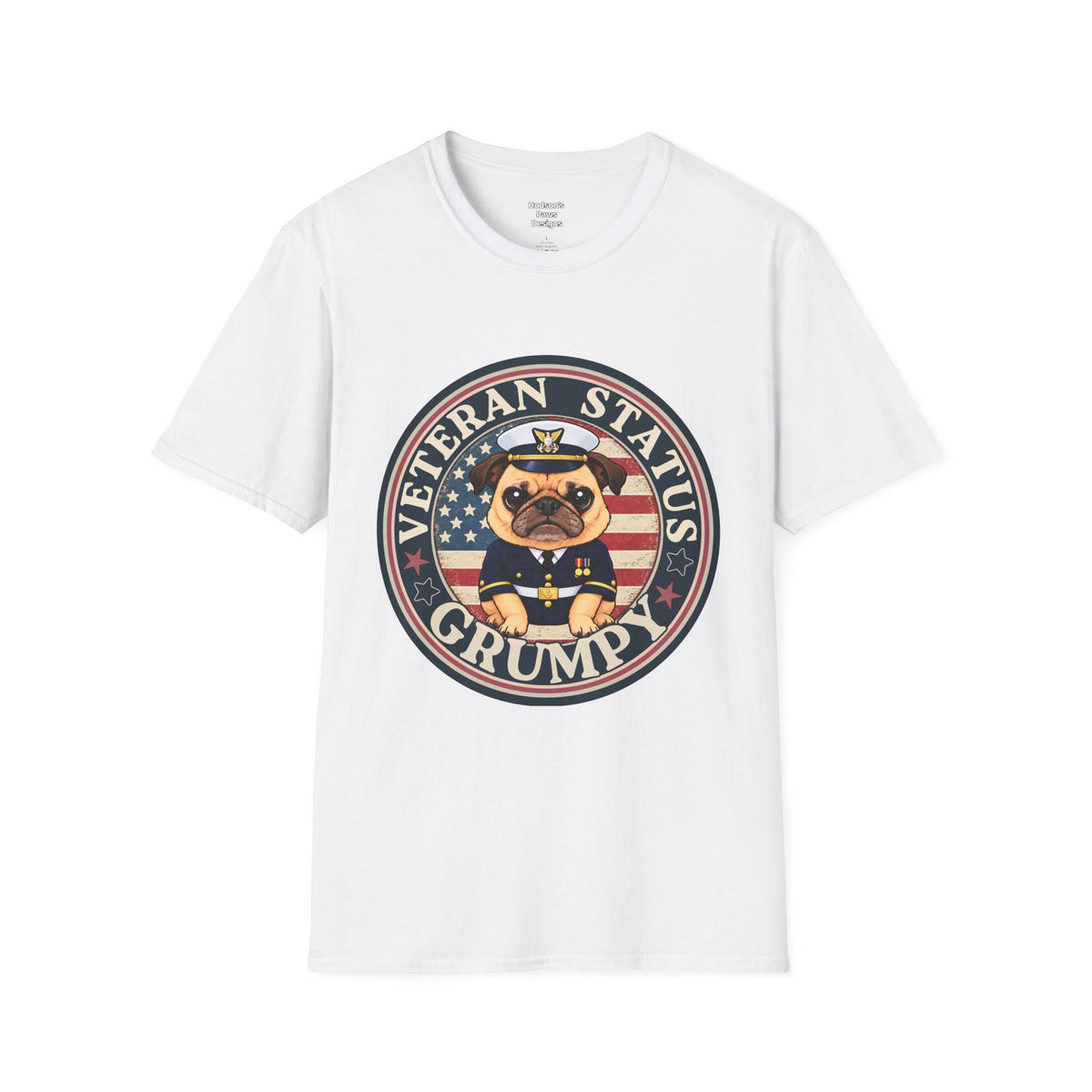 Coast Guard Veteran Status Grumpy Pug T-Shirt – Funny U.S. Coast Guard Veteran Shirt