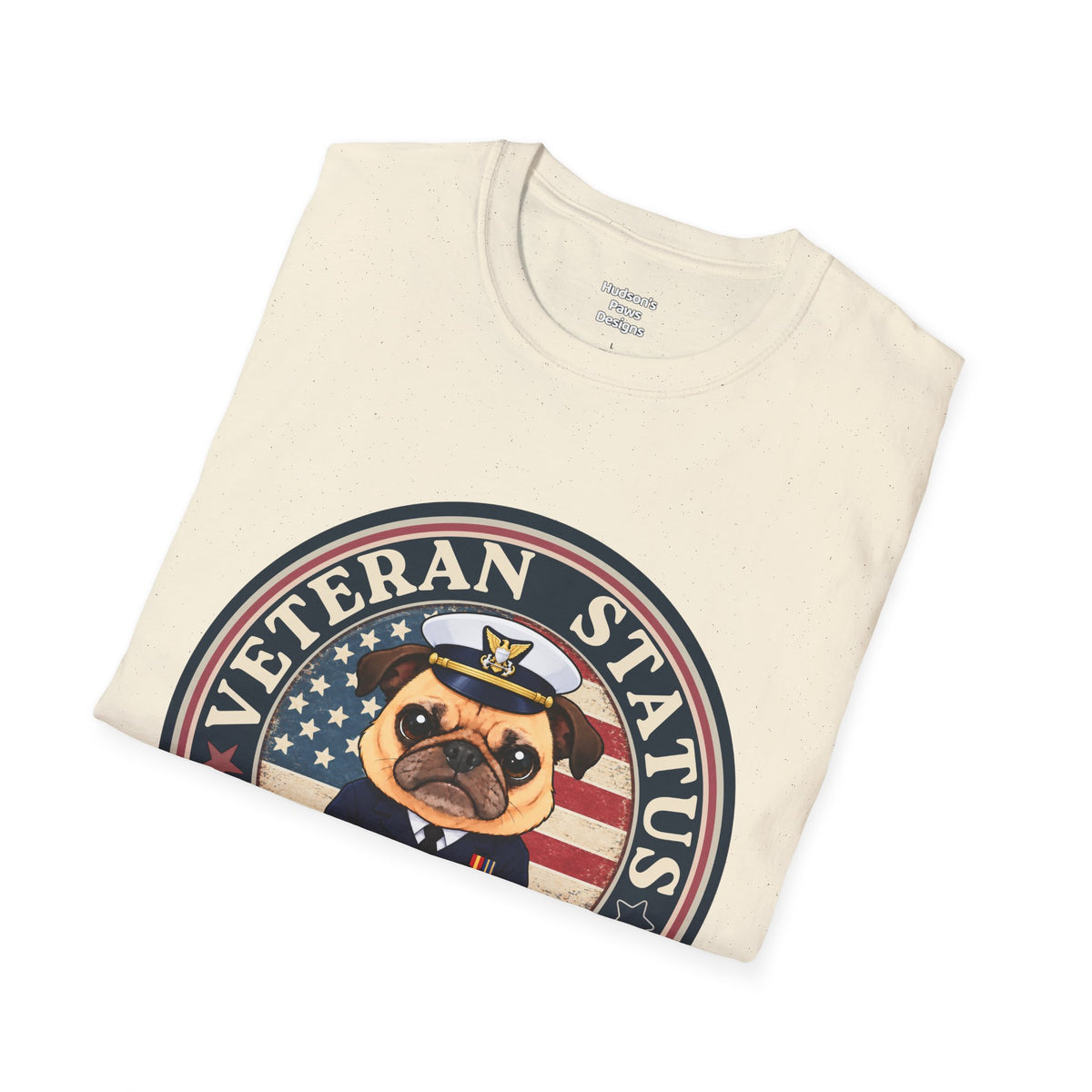 Coast Guard Veteran Status Grumpy Pug T-Shirt – Funny U.S. Coast Guard Veteran Shirt