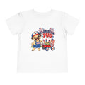 All-American Pug Toddler Tee — Patriotic Kids Americana Shirt