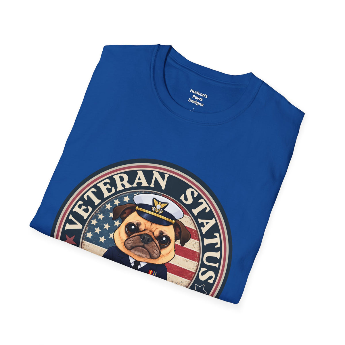 Coast Guard Veteran Status Grumpy Pug T-Shirt – Funny U.S. Coast Guard Veteran Shirt