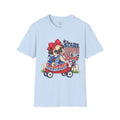 Stars, Stripes & Bows Pug T-Shirt – Patriotic Girl Pug Americana Shirt