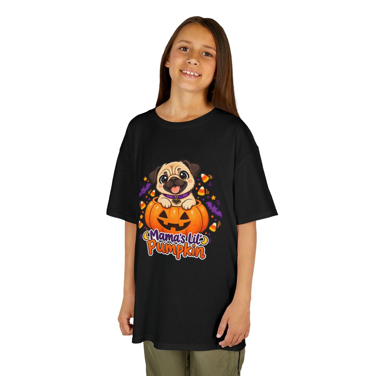 Mama’s Lil’ Pumpkin Kids Halloween Shirt | Cute Fall Tee